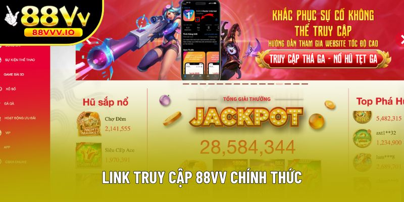 Link truy cập 88vv chính thức