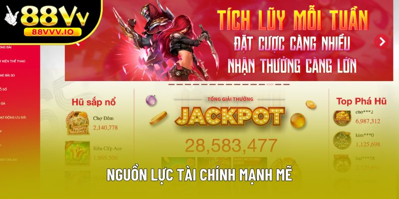 Nguồn lực tài chính mạnh mẽ