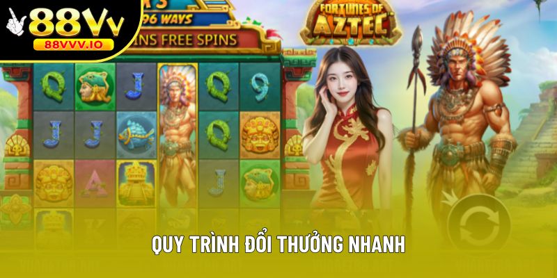 Quy trình đổi thưởng nhanh