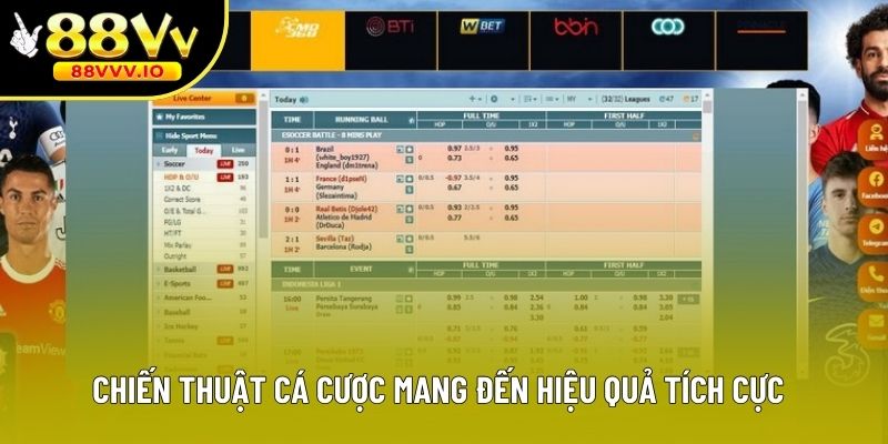 Chiến thuật cá cược mang đến hiệu quả tích cực
